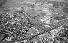 Luchtfoto Oud-Woensel (rond 1963)